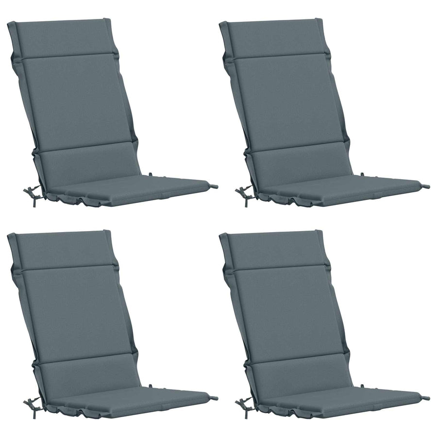 4-delige Hoogrug Kussen GEMERT 4 pcs 100% Polyester Blauw