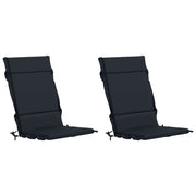 Hoogrugkussen set 2 stuks 100% polyester donkerblauw