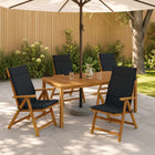 Hoogrugkussen set donkerblauw 4-delig polyester
