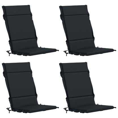 4-delige Hoogrug Kussen GEMERT 4 pcs 100% Polyester Donkerblauw