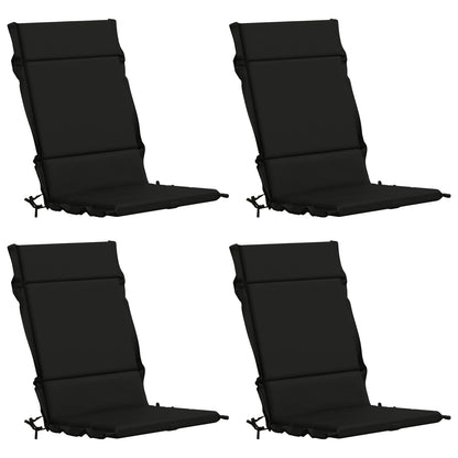 4-delige Hoogrug Kussen GEMERT 4 pcs 100% Polyester Zwart