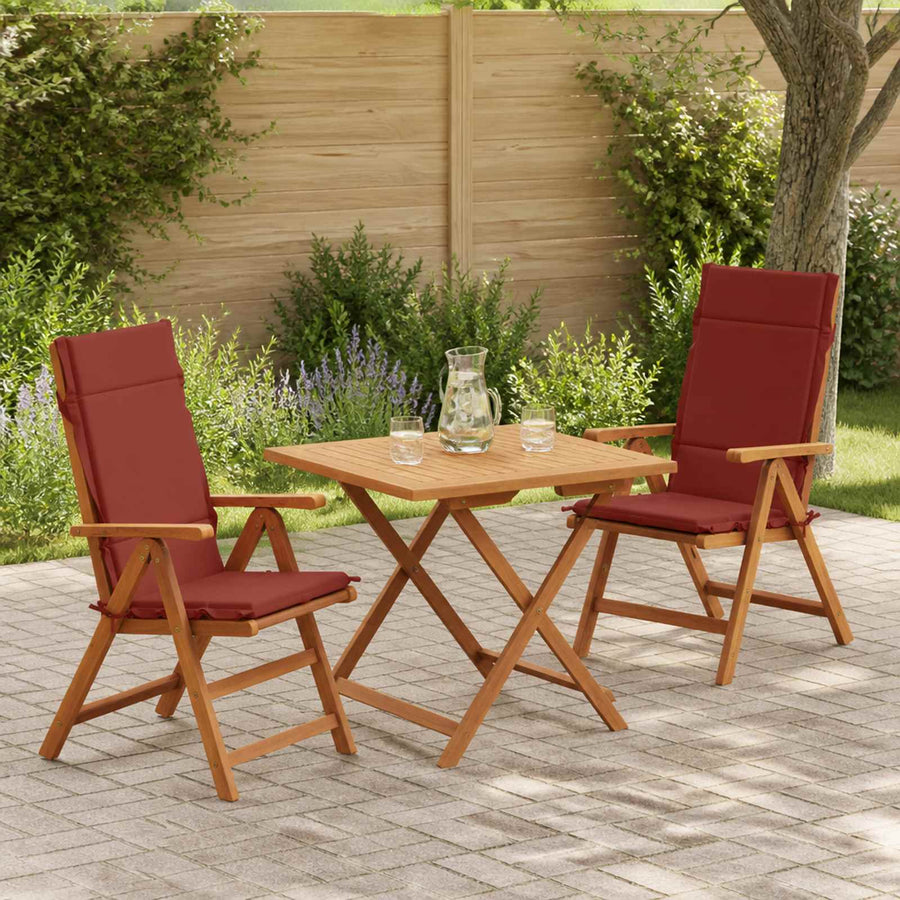 2-delige Hoogrug Kussen GEMERT 2 pcs 100% Polyester Rood