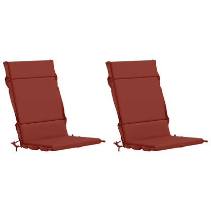 2-delige Hoogrug Kussen GEMERT 2 pcs 100% Polyester Rood