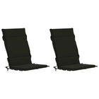 2-delige Hoogrug Kussen GEMERT 2 pcs 100% Polyester Zwart