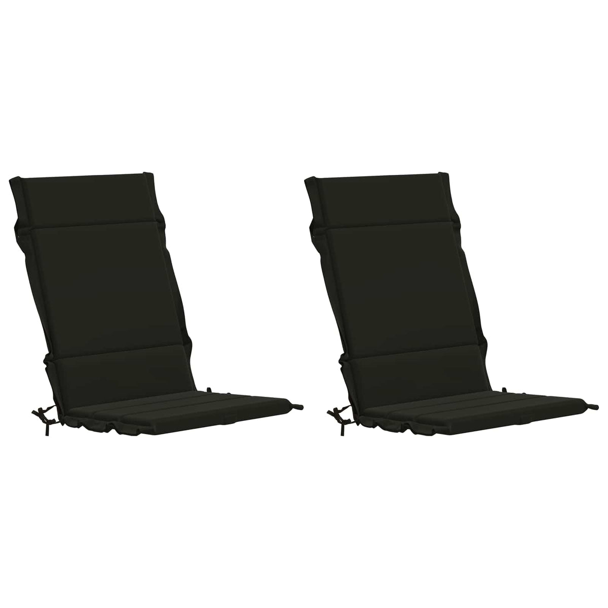 2-delige Hoogrug Kussen GEMERT 2 pcs 100% Polyester Zwart