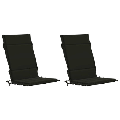 2-delige Hoogrug Kussen GEMERT 2 pcs 100% Polyester Zwart