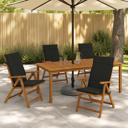 6-delige Hoogrug Kussen GEMERT 6 pcs 100% Polyester Zwart