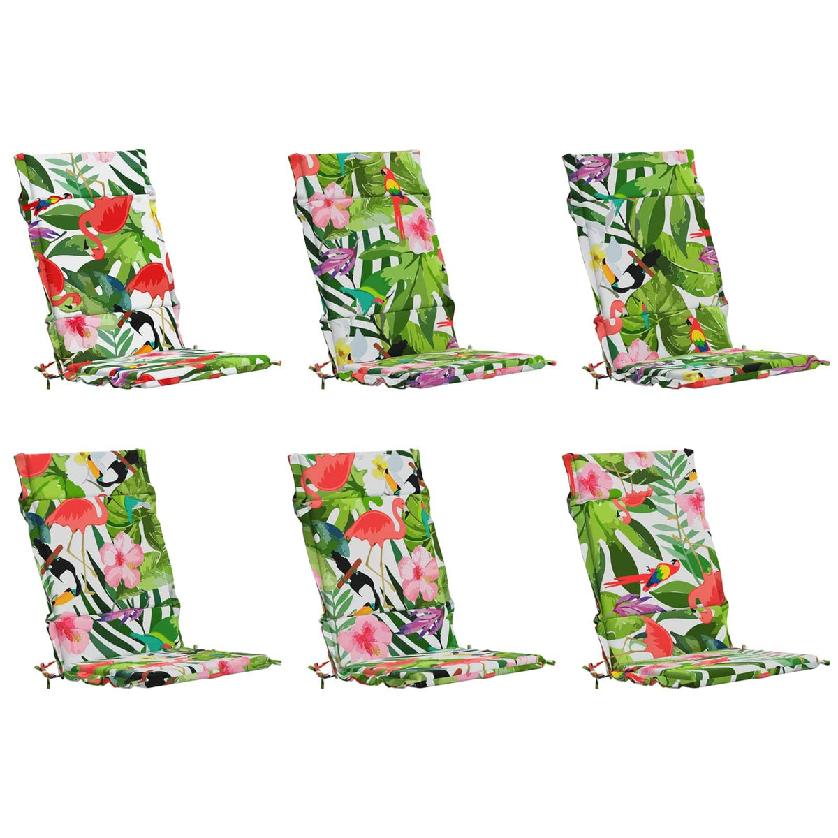 6-delige Hoogrug Kussen GEMERT 6 st 100% Polyester Meerkleurig