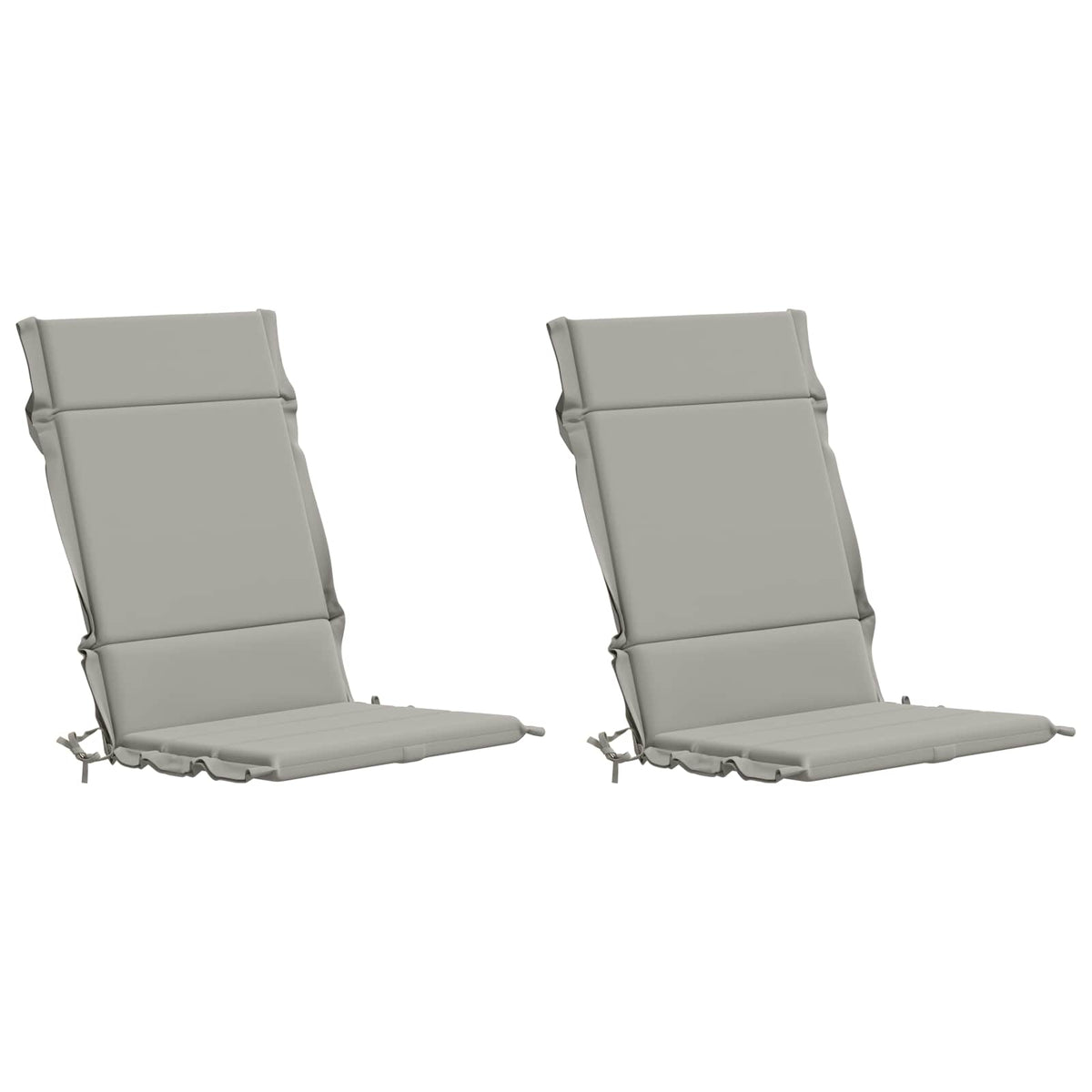 2-delige Hoogrug Kussen GEMERT 2 pcs 100% Polyester Grijs