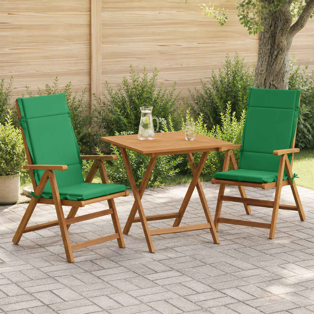 2-delige Hoogrug Kussen GEMERT 2 pcs 100% Polyester Groen