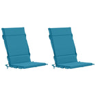 2-delige Hoogrug Kussen GEMERT 2 pcs 100% Polyester Lichtblauw