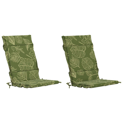 2-delige Hoogrug Kussen GEMERT 2 pcs 100% Polyester Bladontwerp