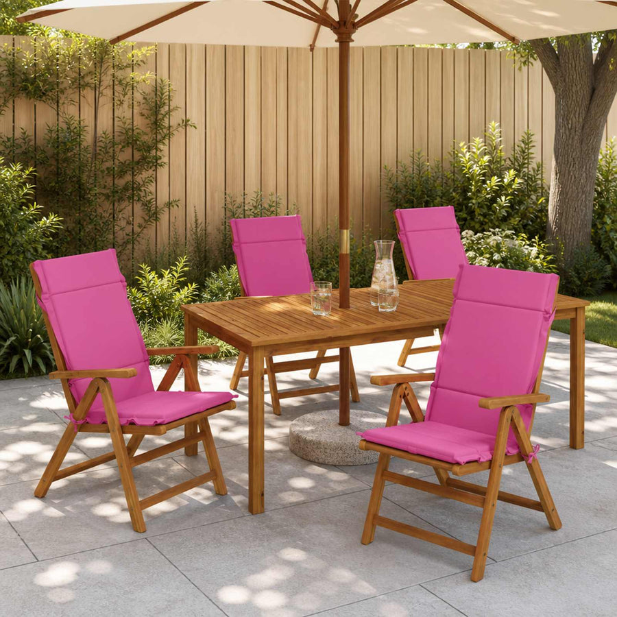 4-delige Hoogrug Kussen GEMERT 4 pcs 100% Polyester Roze