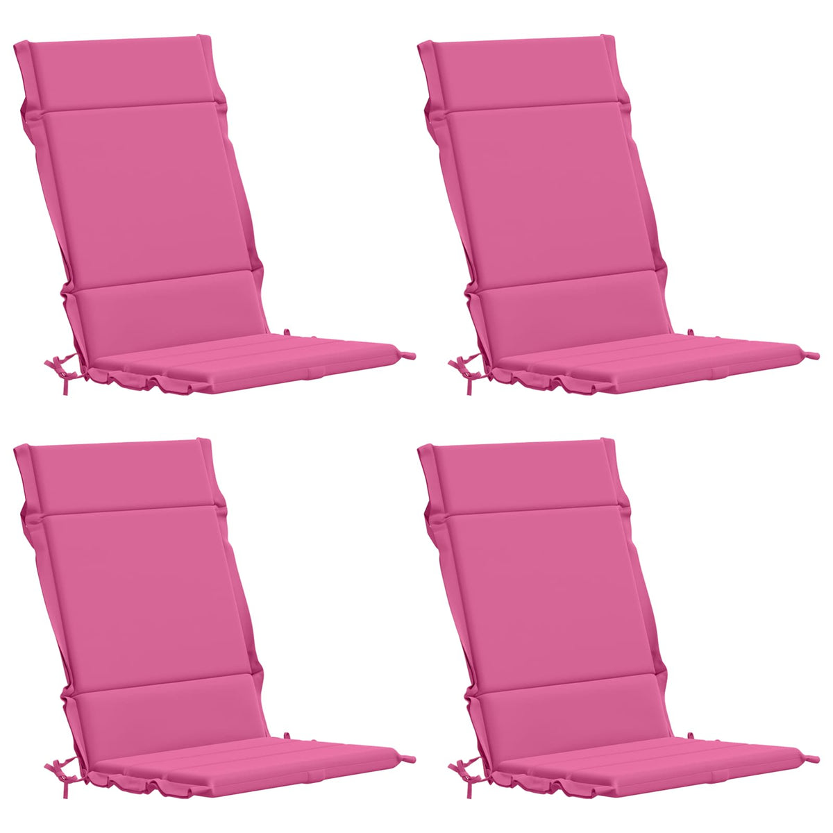 4-delige Hoogrug Kussen GEMERT 4 pcs 100% Polyester Roze
