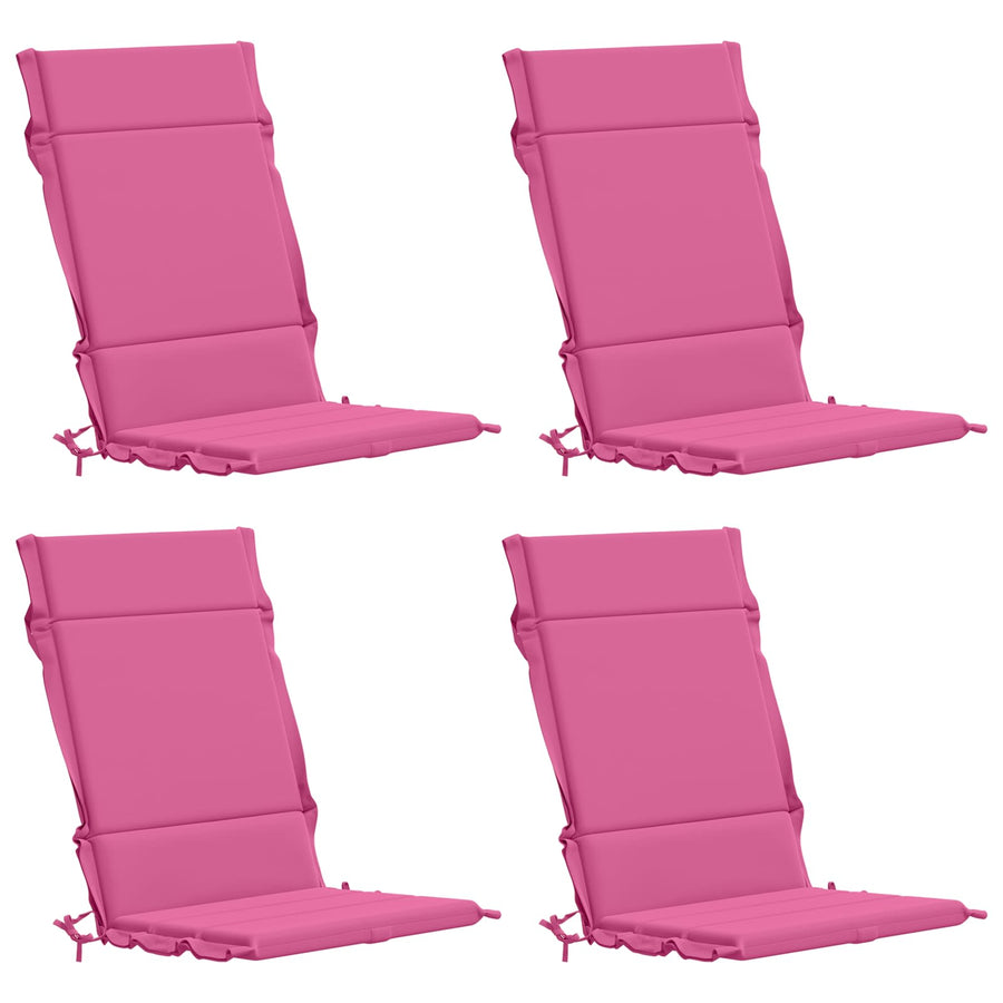 4-delige Hoogrug Kussen GEMERT 4 pcs 100% Polyester Roze