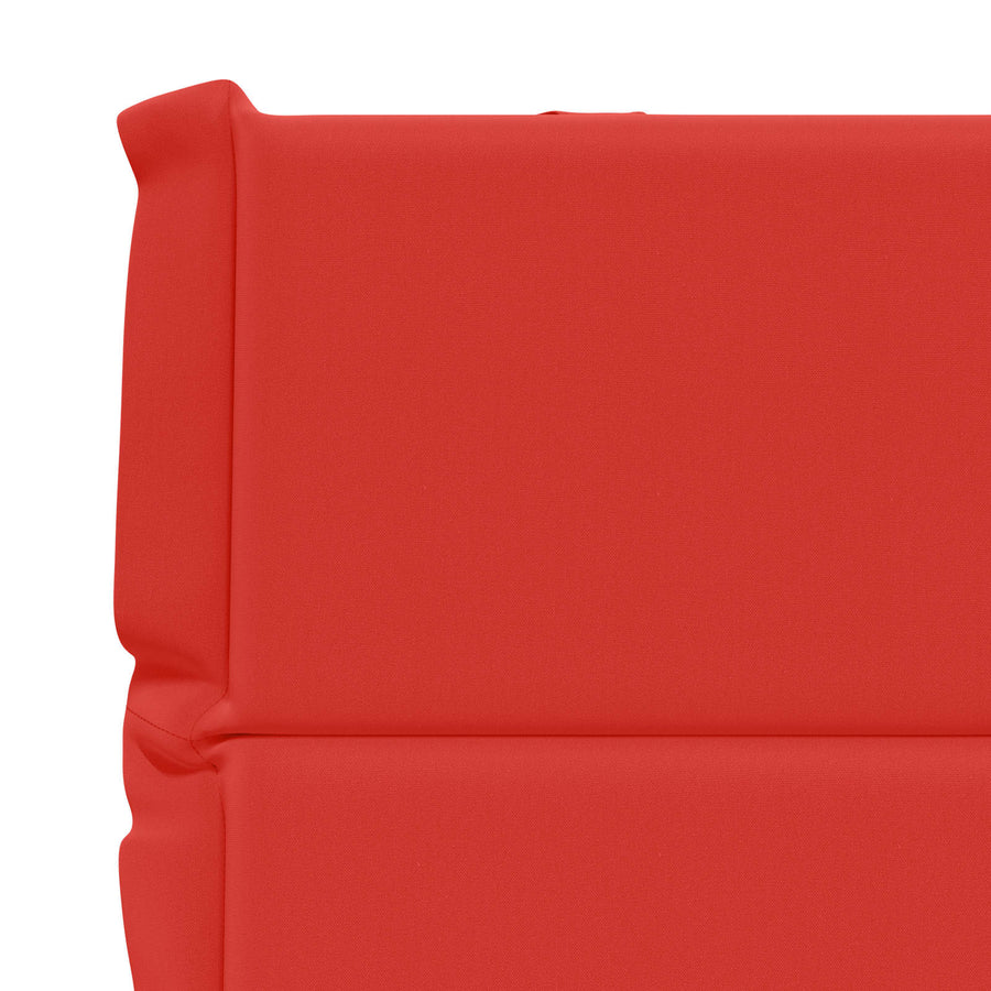 2-delige Hoogrug Kussen GEMERT 2 pcs 100% Polyester Rood