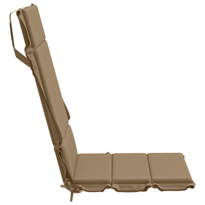 2-delige Hoogrug Kussen GEMERT 2 pcs 100% Polyester Taupe