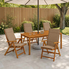Hoogrugkussen set 6 stuks 100% polyester taupe