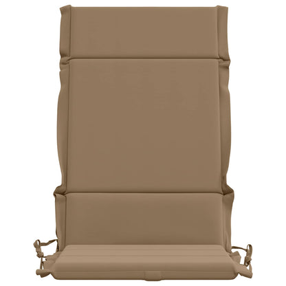 4-delige Hoogrug Kussen GEMERT 4 pcs 100% Polyester Taupe