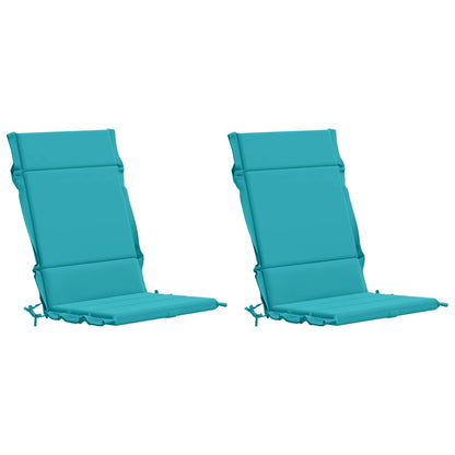 2-delige Hoogrug Kussen GEMERT 2 pcs 100% Polyester Turquoise
