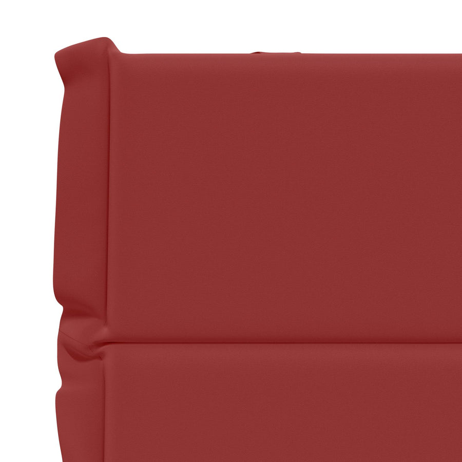 2-delige Hoogrug Kussen GEMERT 2 pcs 100% Polyester Wijnrood