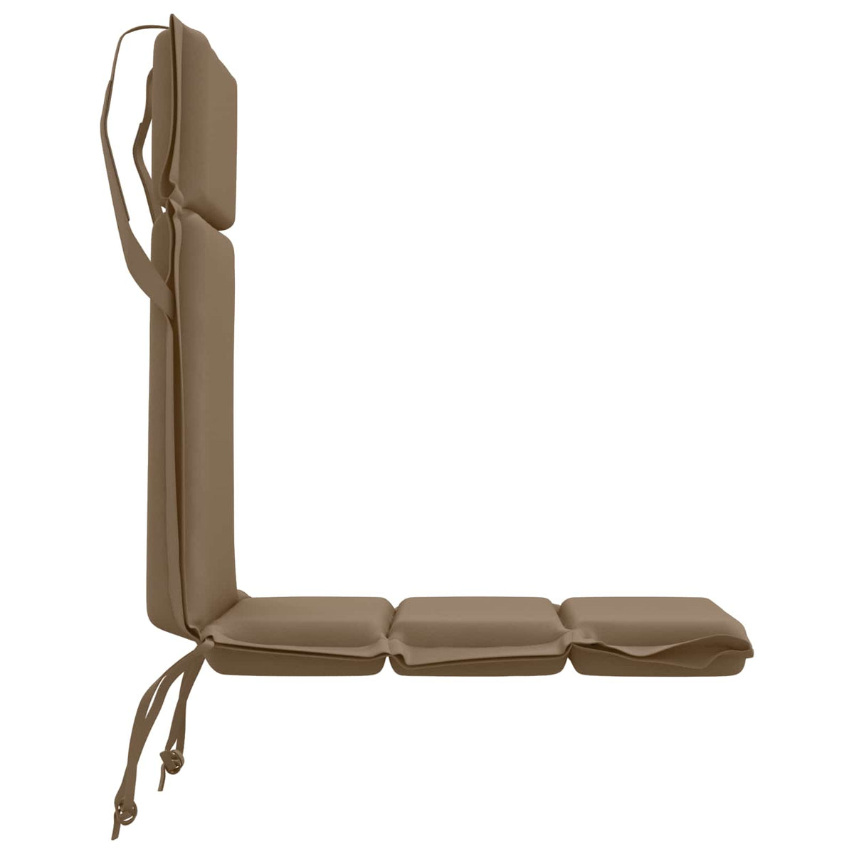 6-delige Hoogrug Kussen GEMERT 6 pcs 100% Polyester Taupe