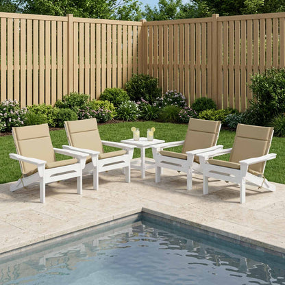 6-delige Hoogrug Kussen GEMERT 6 pcs 100% Polyester Beige