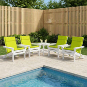 Hoogrugkussen 6 stuks helder groen 100% polyester