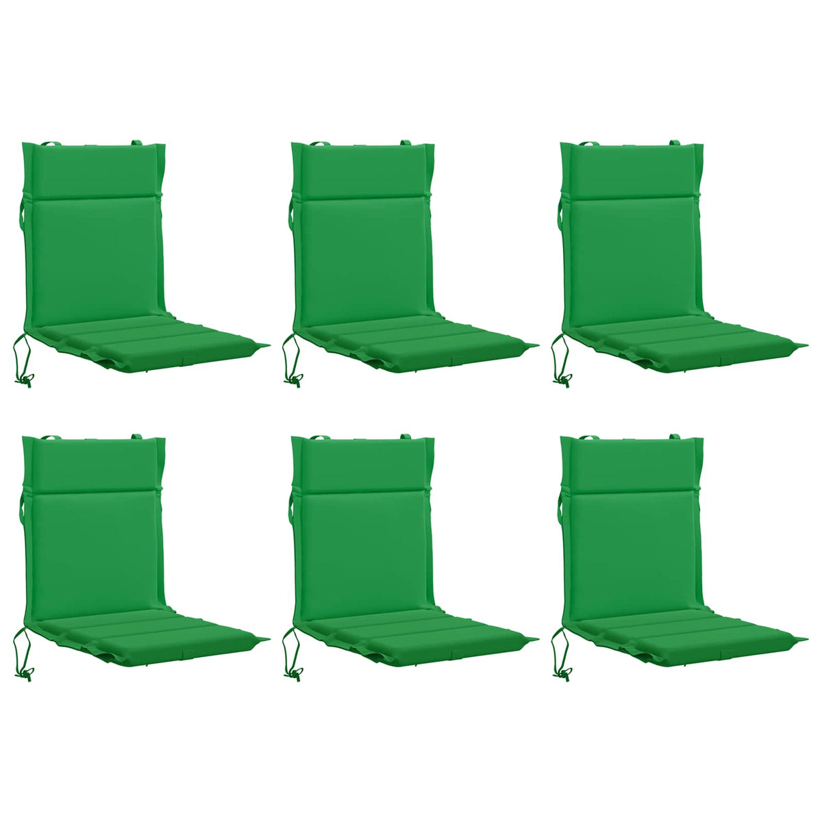 6-delige Hoogrug Kussen GEMERT 6 pcs 100% Polyester Groen