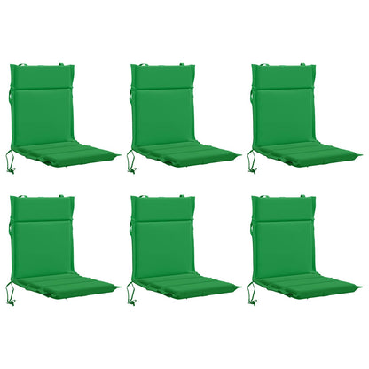 6-delige Hoogrug Kussen GEMERT 6 pcs 100% Polyester Groen