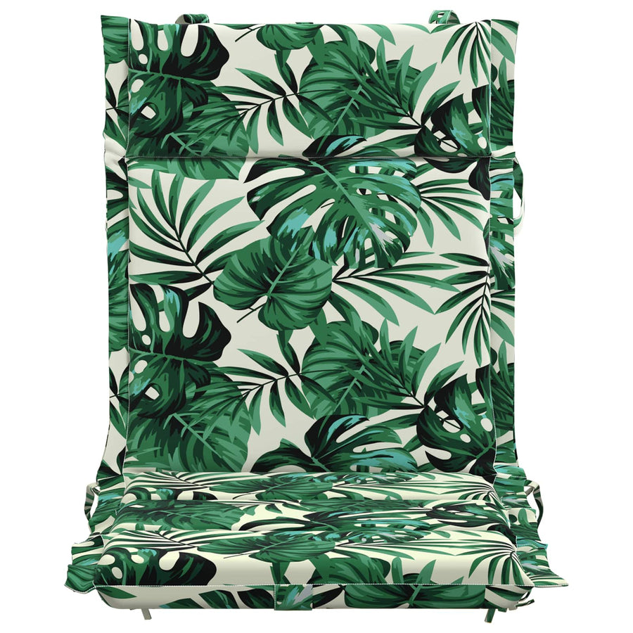 6-delige Hoogrug Kussen GEMERT 6 pcs 100% Polyester Bladpatroon