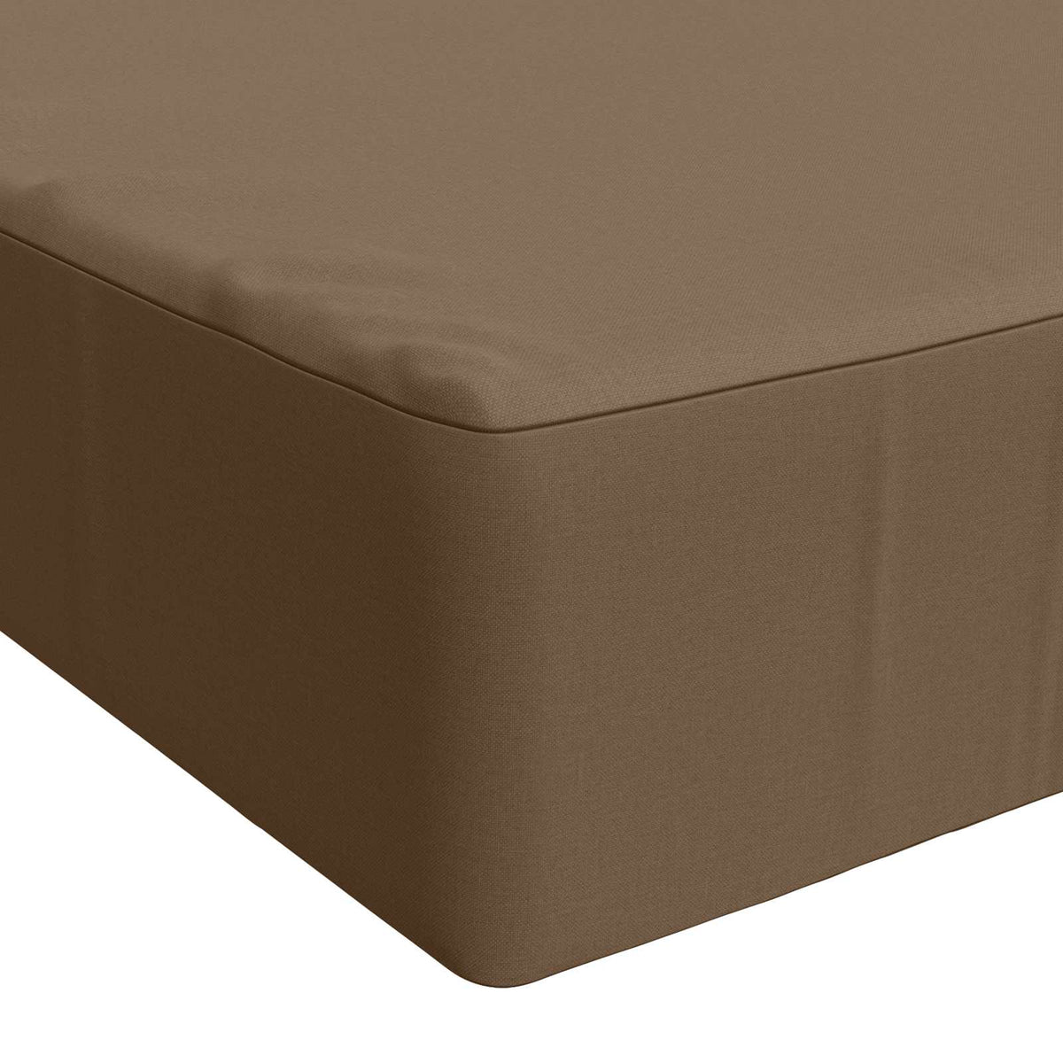 Zitkussen SOEST 100% Polyester Taupe 120 x 60 x 15 cm