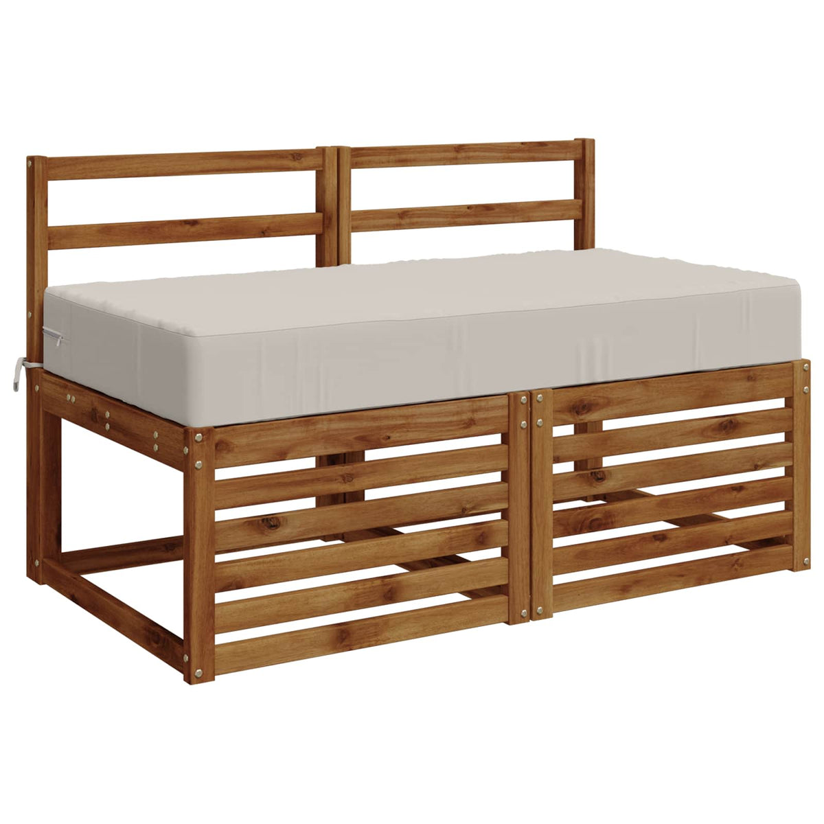 Zitkussen SOEST 100% Polyester Wit 120 x 60 x 15 cm