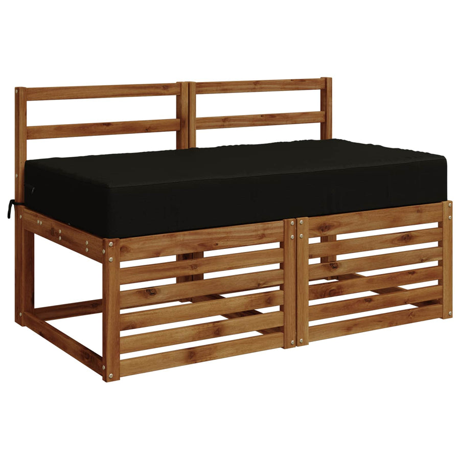 Zitkussen SOEST 100% Polyester Zwart 120 x 60 x 15 cm