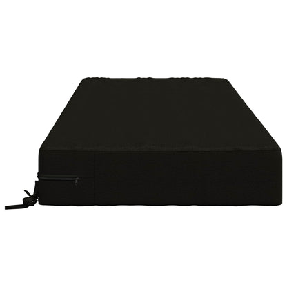 Zitkussen SOEST 100% Polyester Zwart 120 x 60 x 15 cm