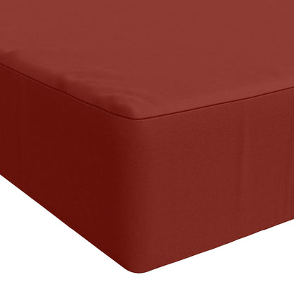 Zitkussen SOEST 100% Polyester Rood 120 x 60 x 15 cm
