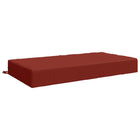 Zitkussen 120x60x15 cm rood polyester