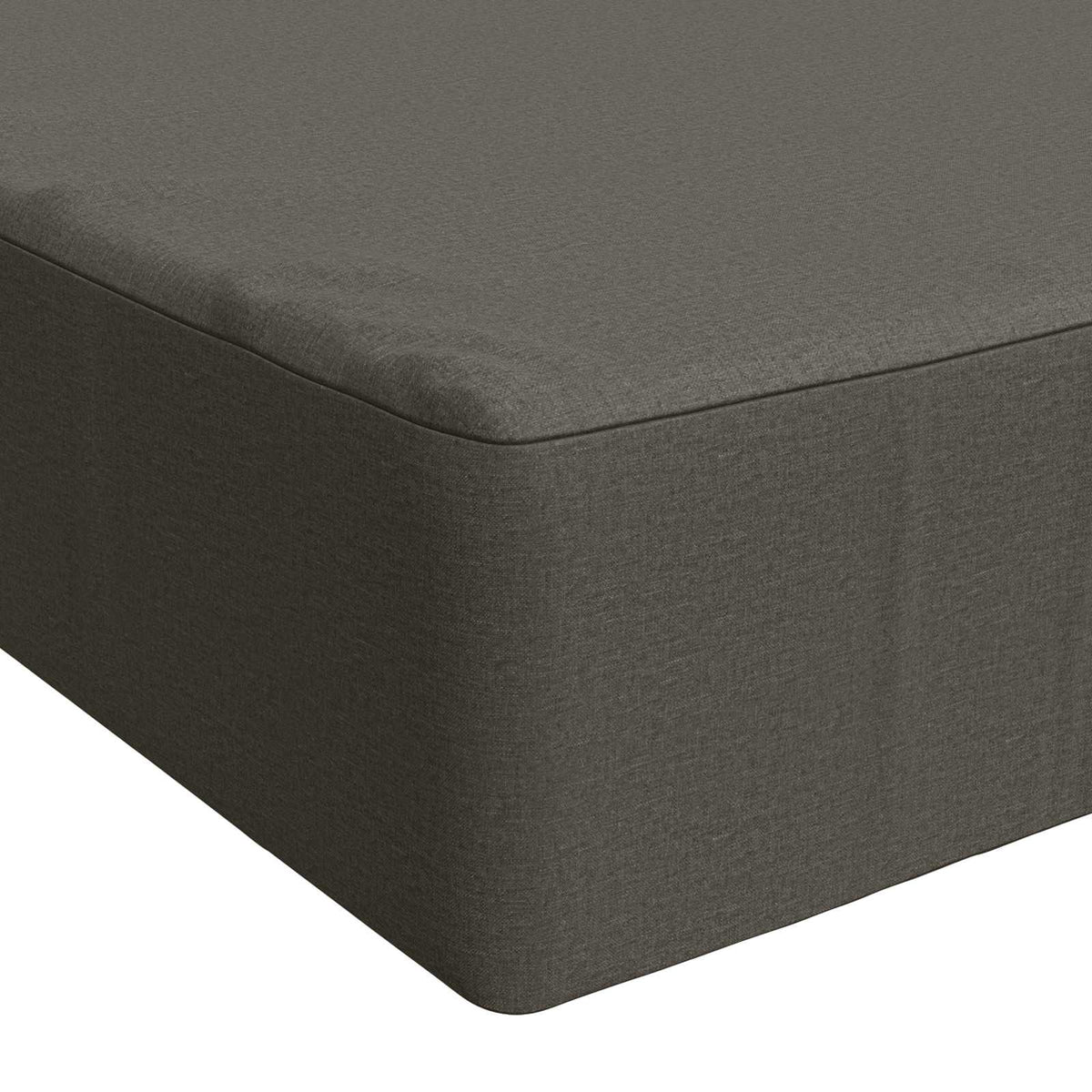Zitkussen SOEST 100% Polyester Grijs 120 x 60 x 15 cm