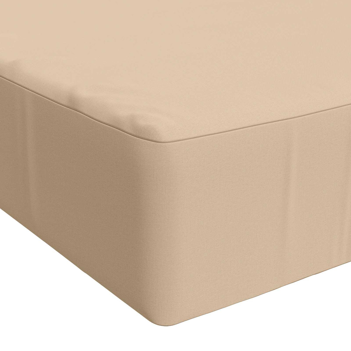 Zitkussen SOEST 100% Polyester Crèmekleurig 120 x 60 x 15 cm