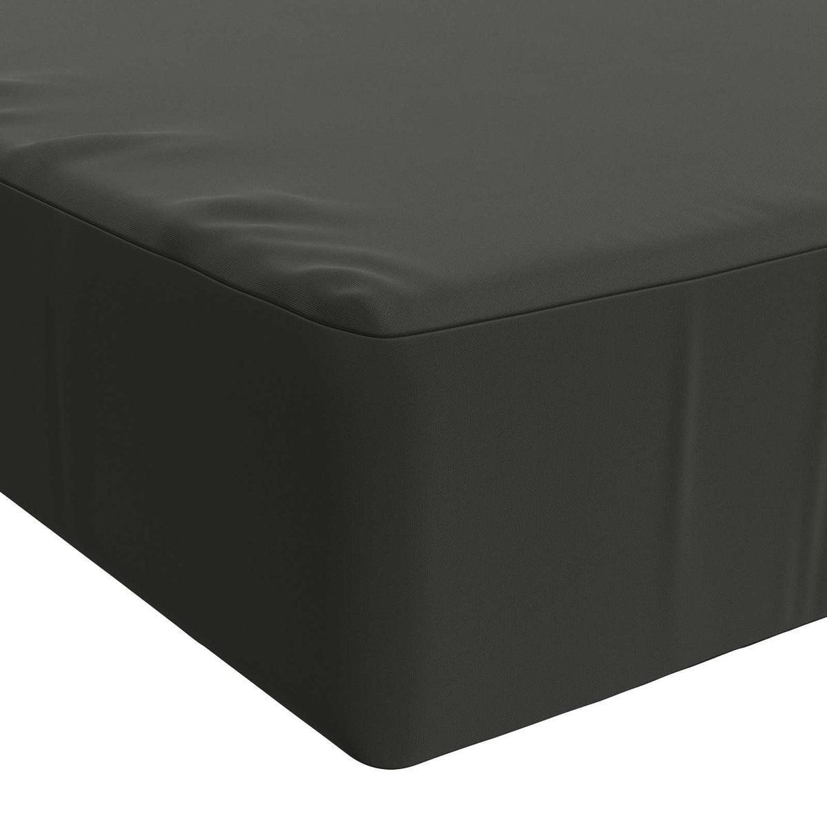 Zitkussen SOEST 100% Polyester Antraciet 120 x 60 x 15 cm