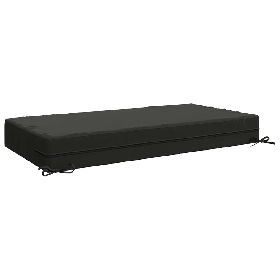 Zitkussen SOEST 100% Polyester Antraciet 120 x 60 x 15 cm