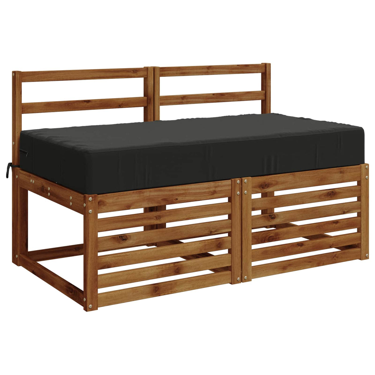 Zitkussen SOEST 100% Polyester Antraciet 120 x 60 x 15 cm