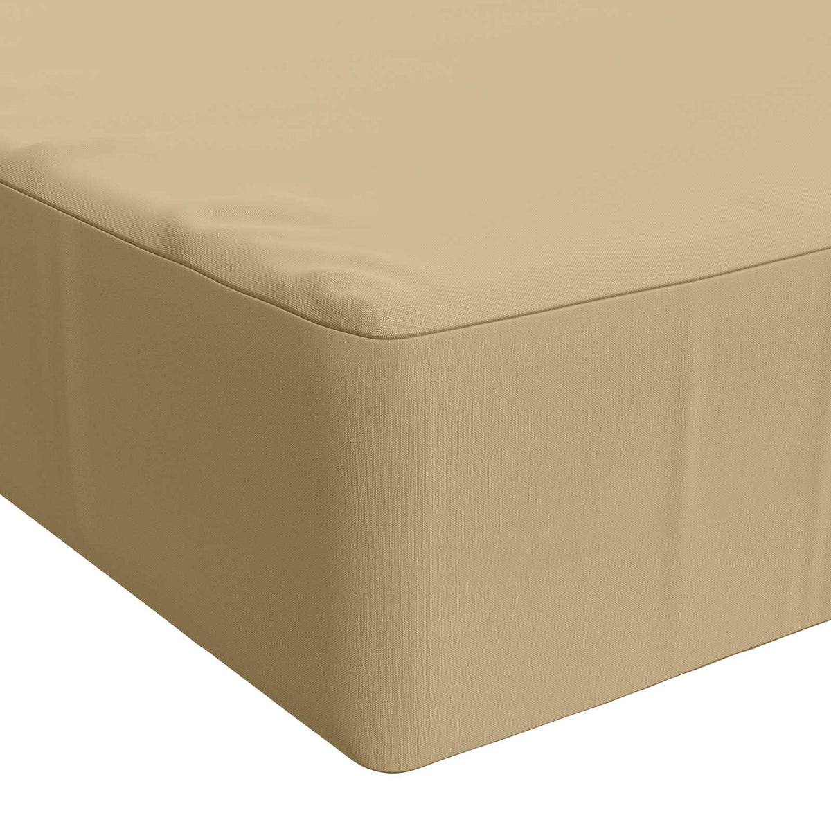 Zitkussen SOEST 100% Polyester Beige 120 x 60 x 15 cm