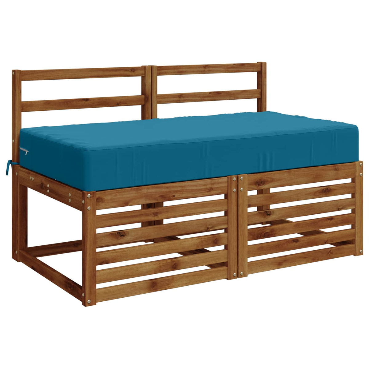 Zitkussen SOEST 100% Polyester lichtblauw 120 x 60 x 15 cm