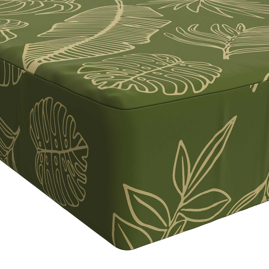 Zitkussen SOEST 100% Polyester Bladontwerp 120 x 60 x 15 cm