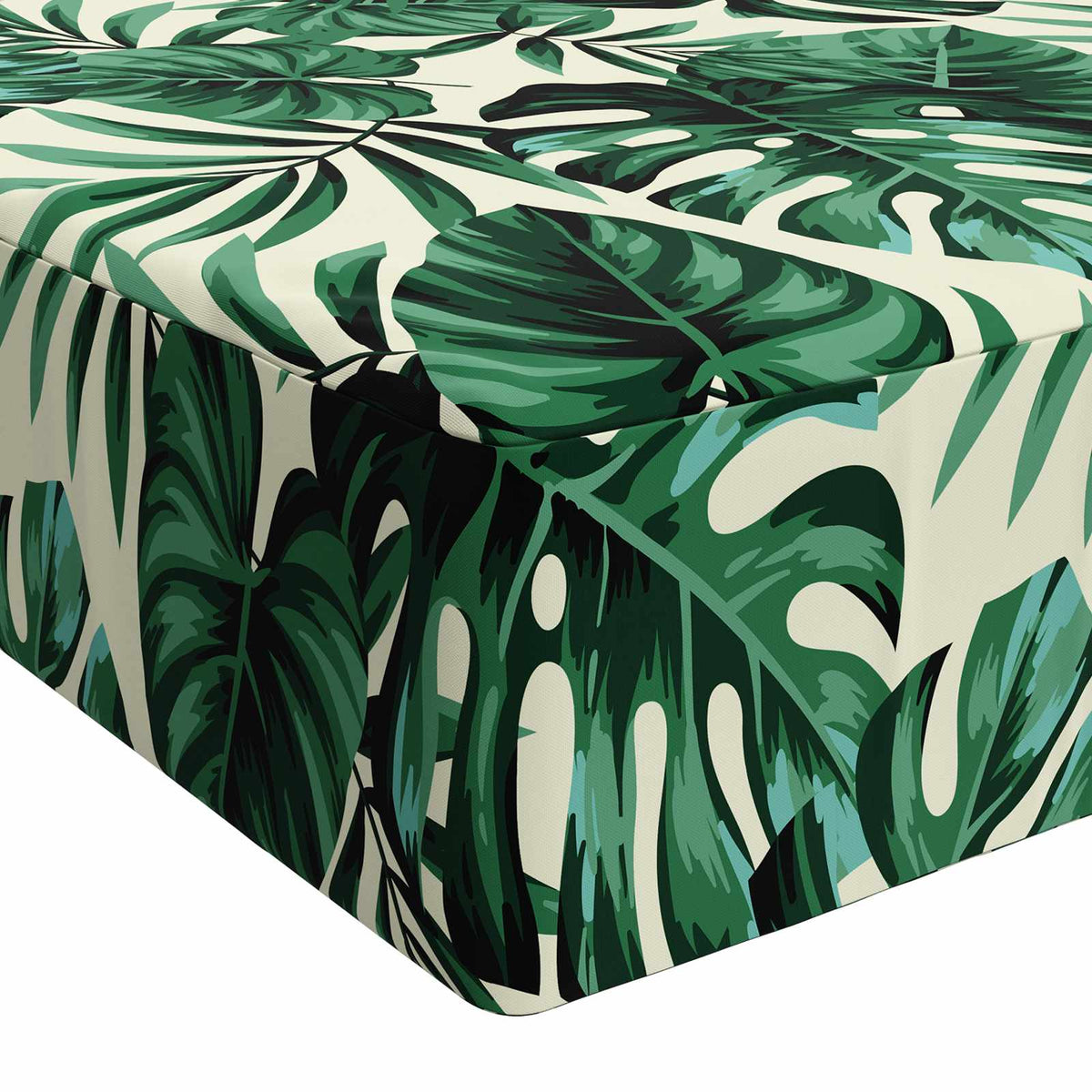 Zitkussen SOEST 100% Polyester Bladpatroon 120 x 60 x 15 cm