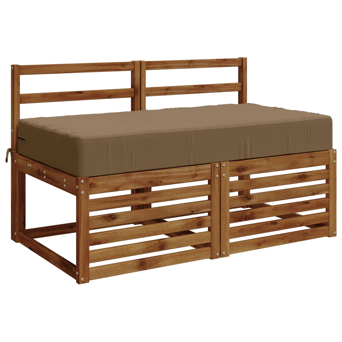 Zitkussen SOEST 100% Polyester Taupe 120 x 60 x 15 cm