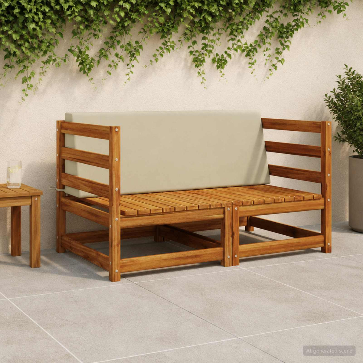 Rugkussen SOEST 100% Polyester Lichtgroen 120 x 20 x 40 cm