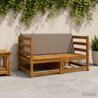 Rugkussen taupe 120x20x40 cm polyester