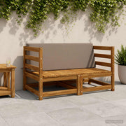 Rugkussen taupe 120x20x40 cm polyester